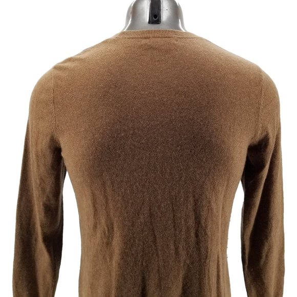 TOAD & CO Color Block Trillium Lambswool Crew Womans Sweater Brown Gray Size XL - Picture 4 of 12